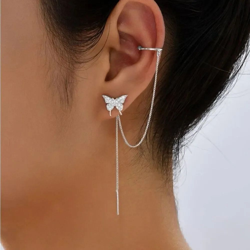 butterfly earrings S352